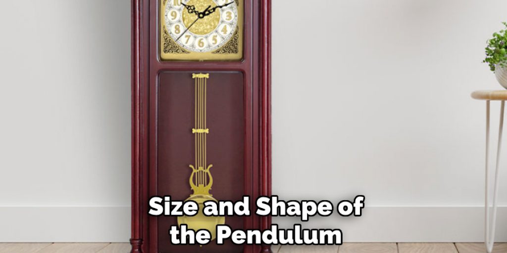 Size and Shape of the Pendulum