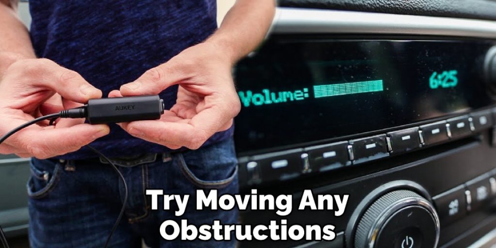 Try Moving Any Obstructions