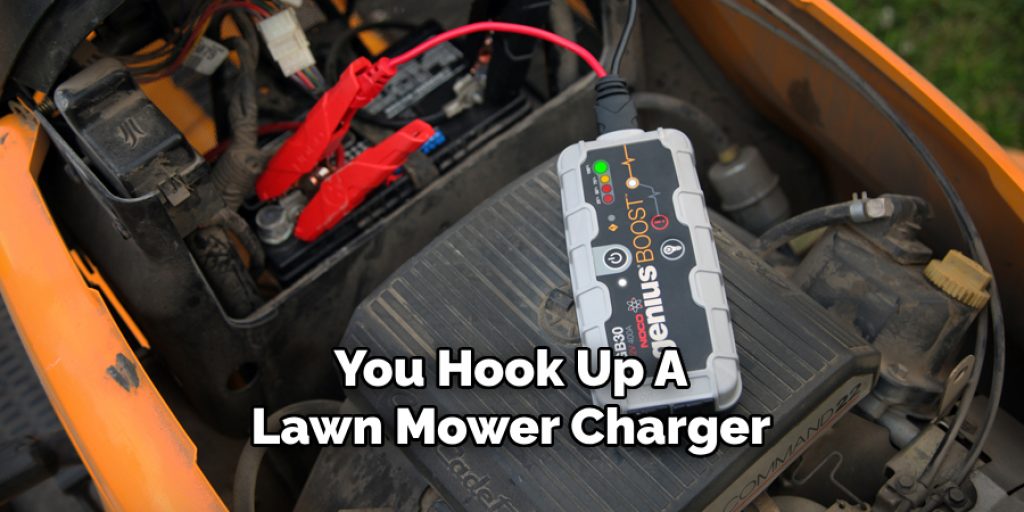 You Hook Up A
Lawn Mower Charger