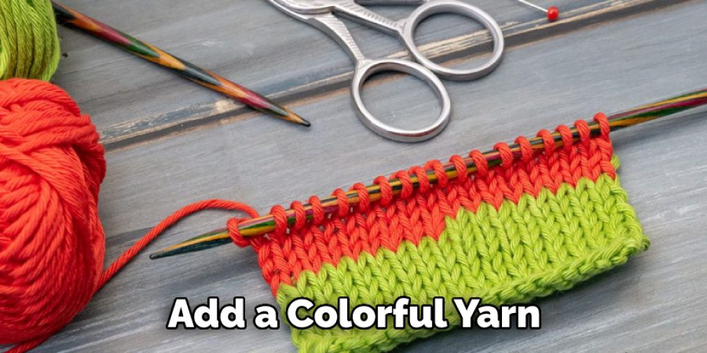 Add a Colorful Yarn