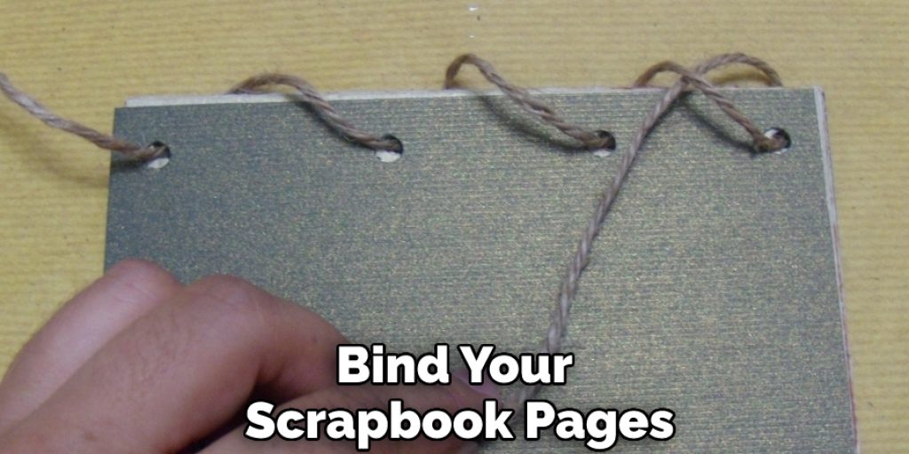 Bind Your Scrapbook Pages