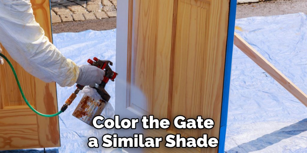 Color the Gate a Similar Shade