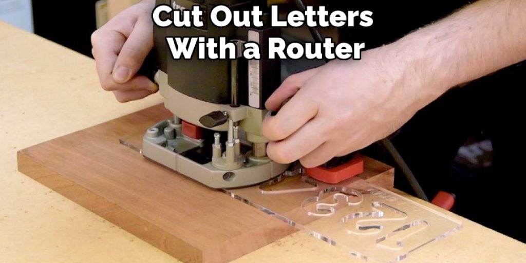 Cut Out Letters With a Router