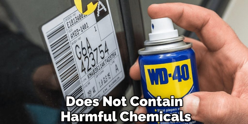 Does Not Contain Harmful Chemicals