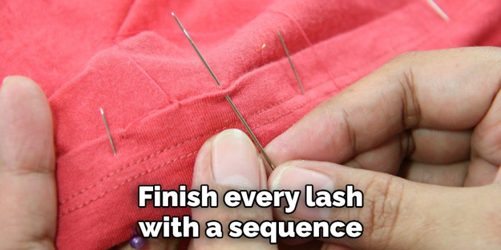 Finish every lash with a sequence