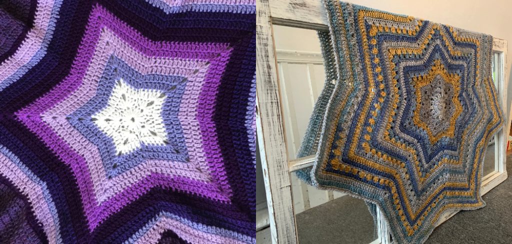 How to Crochet a Star into a Blanket