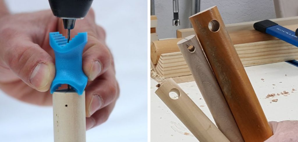 How to Drill a Hole in a Long Dowel