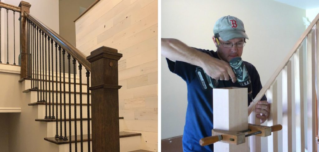 How to Install Newel Post on Stairs