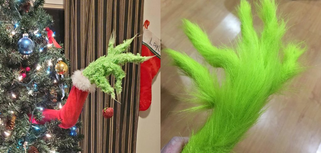 How to Make Grinch Hands