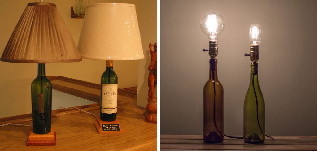How to Make a Lamp Out of a Bottle without Drilling