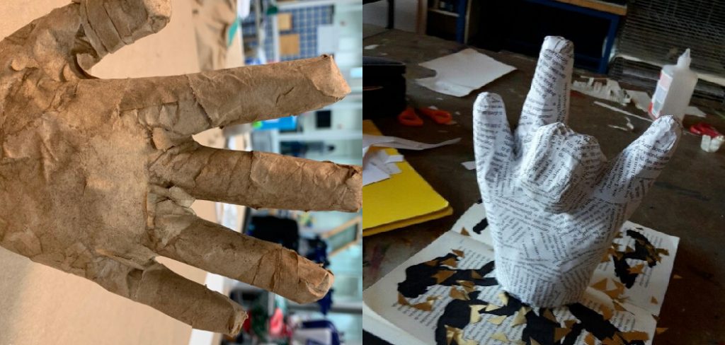 How to Make a Paper Mache Hand