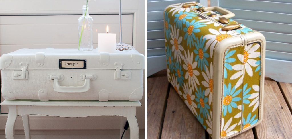 How to Paint an Old Suitcase