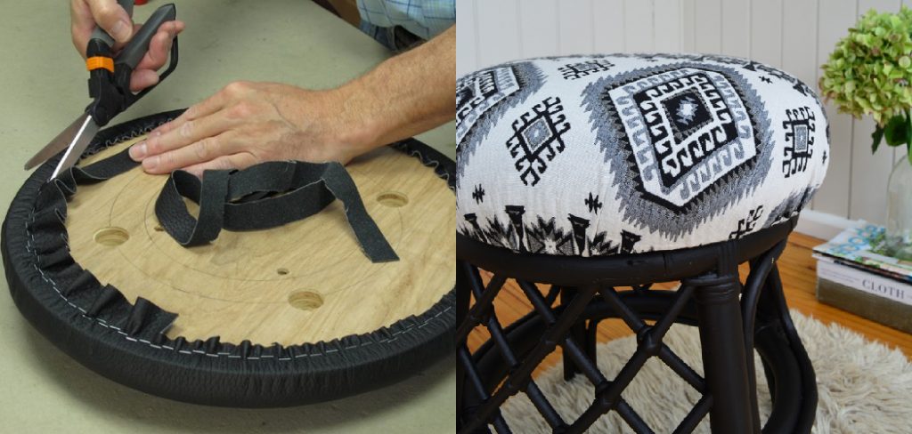 How to Reupholster a Stool Cushion