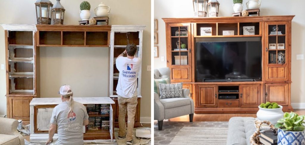 How to Reuse an Entertainment Center