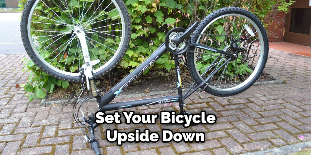 Keep Bicycle upside down