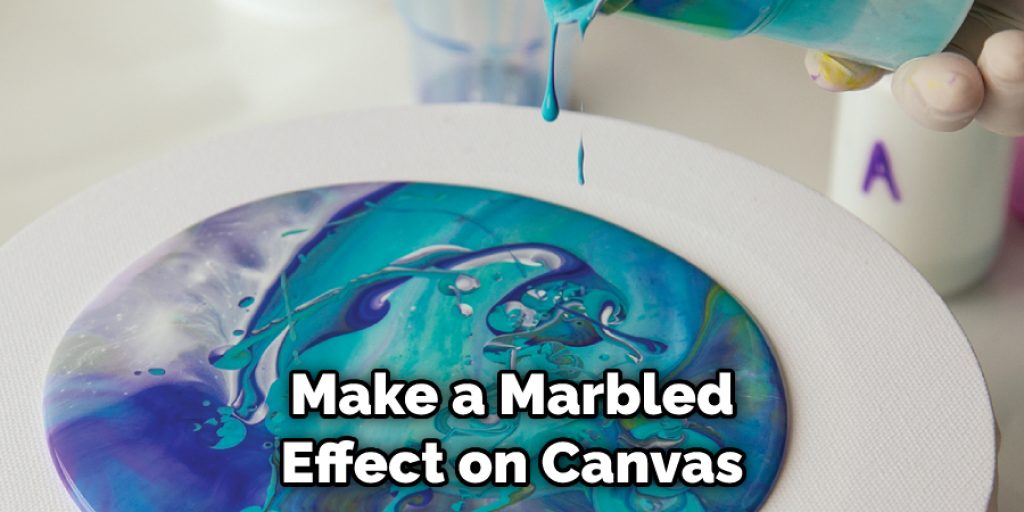 Make a Marbled Effect on Canvas