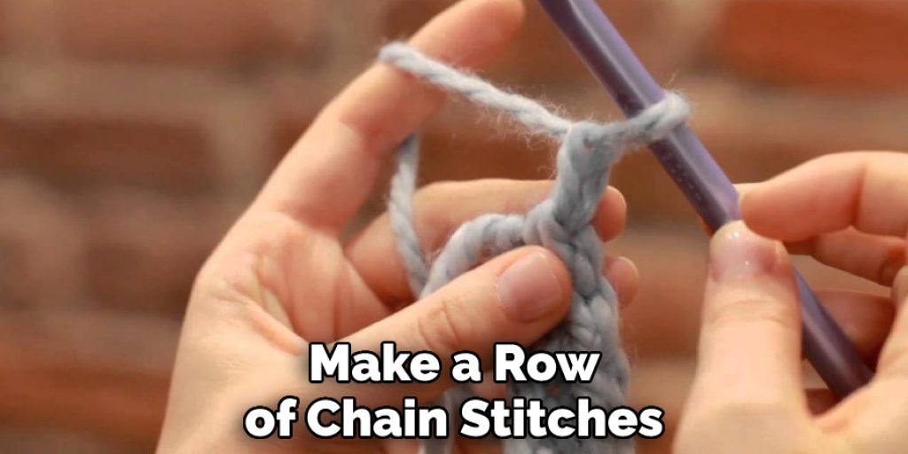 Make a Row of Chain Stitches