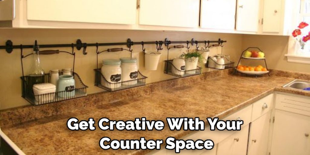 Get Creative With Your  Counter Space