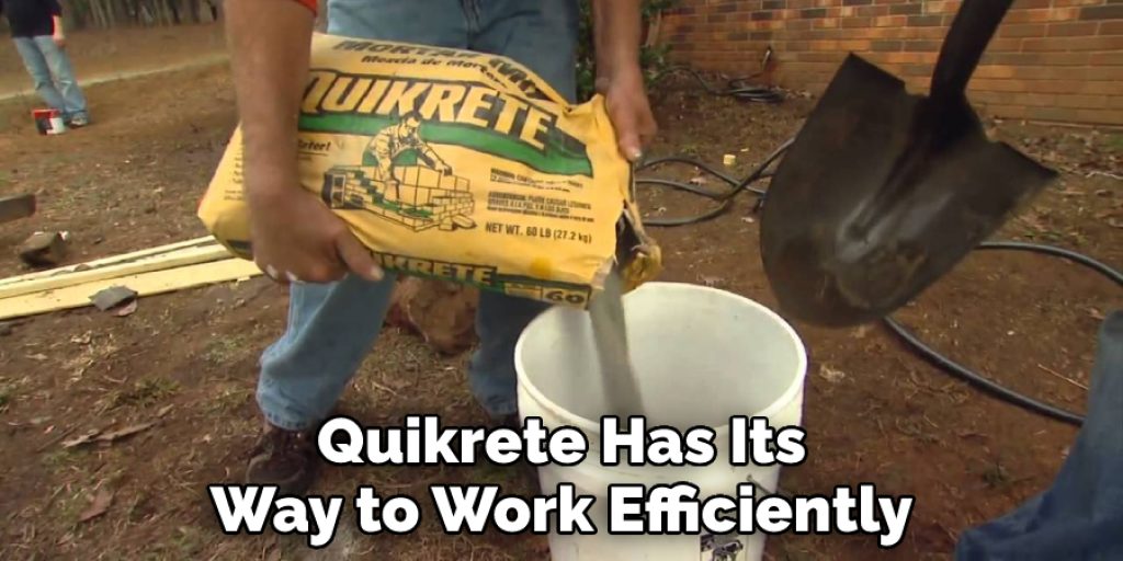 Quikrete Has Its Way to Work Efficiently