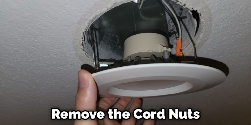 Remove the Cord Nuts