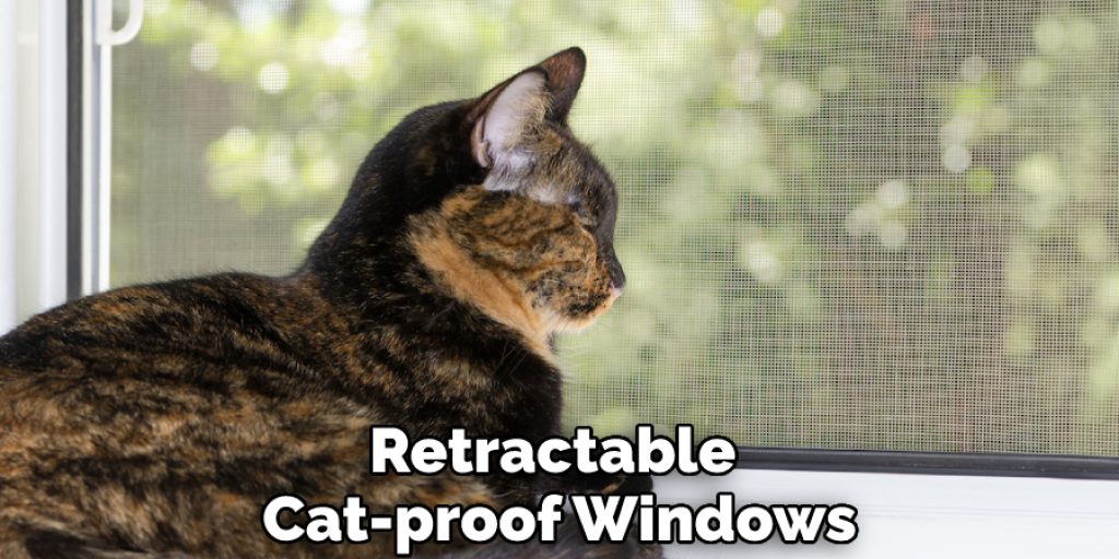 Retractable Cat-proof Windows