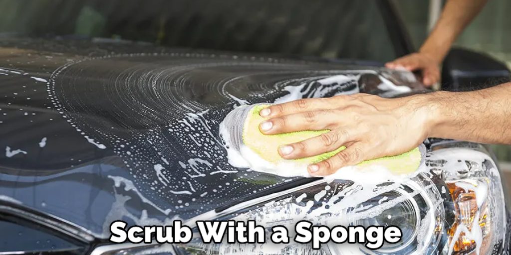 Scrub With a Sponge