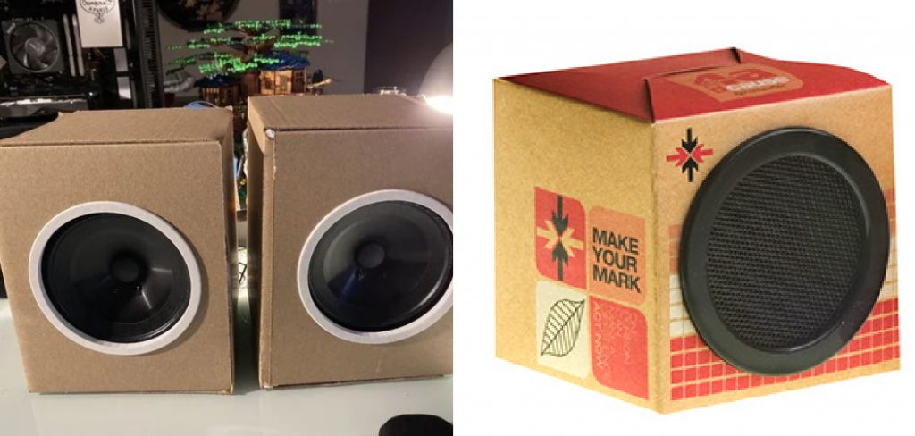 Speaker Box Out Of Cardboard