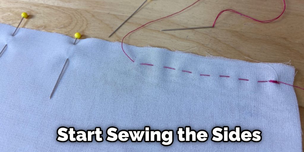 Start Sewing the Sides