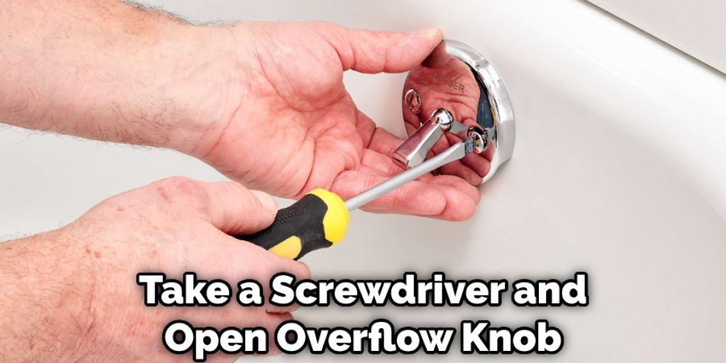 Take a Screwdriver and Open Overflow Knob