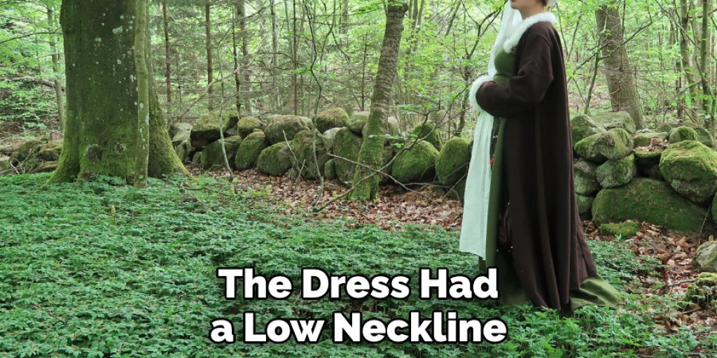 The Dress Had a Low Neckline