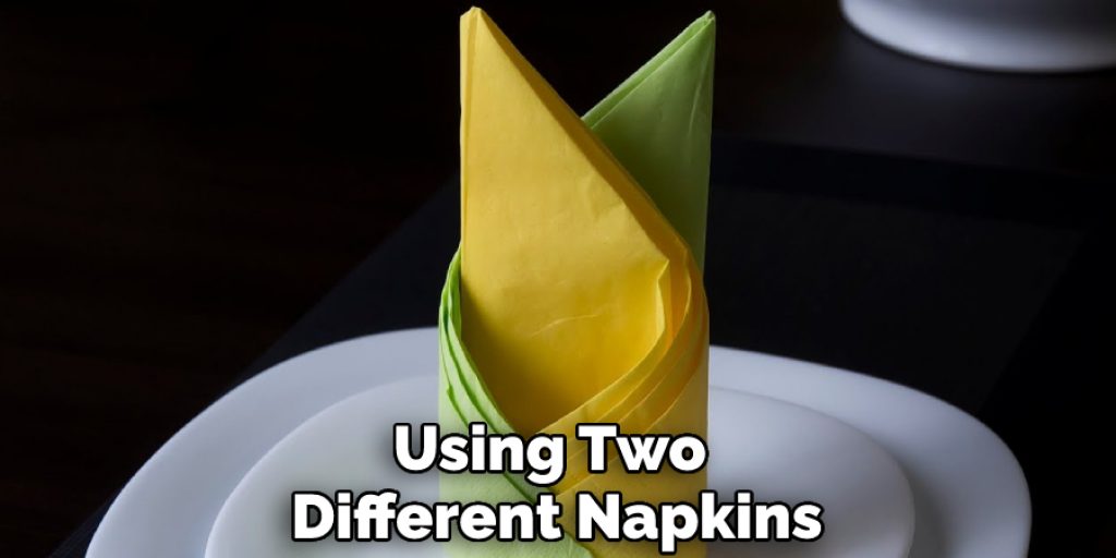 Using Two Different Napkins