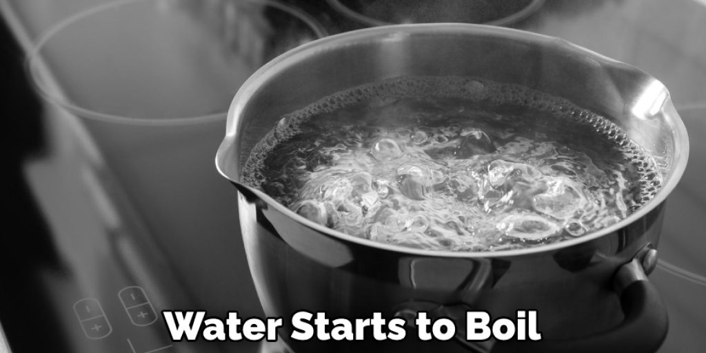 Water Starts to Boil