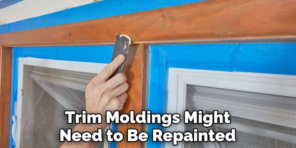 Door Trim Moldings Might Need to Be Repainted