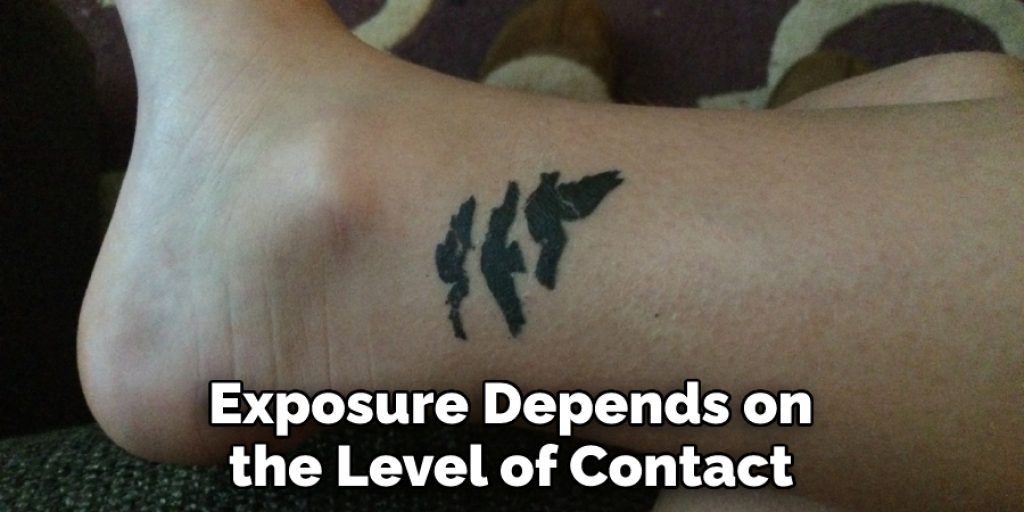 Exposure Depends on the Level of Contact
