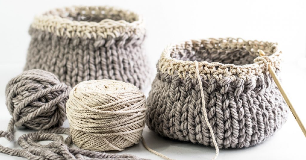 How to Knit a Basket
