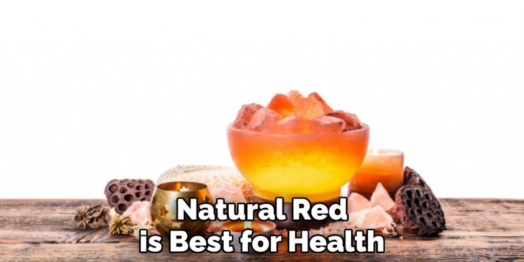 Natural Red is Best for Health