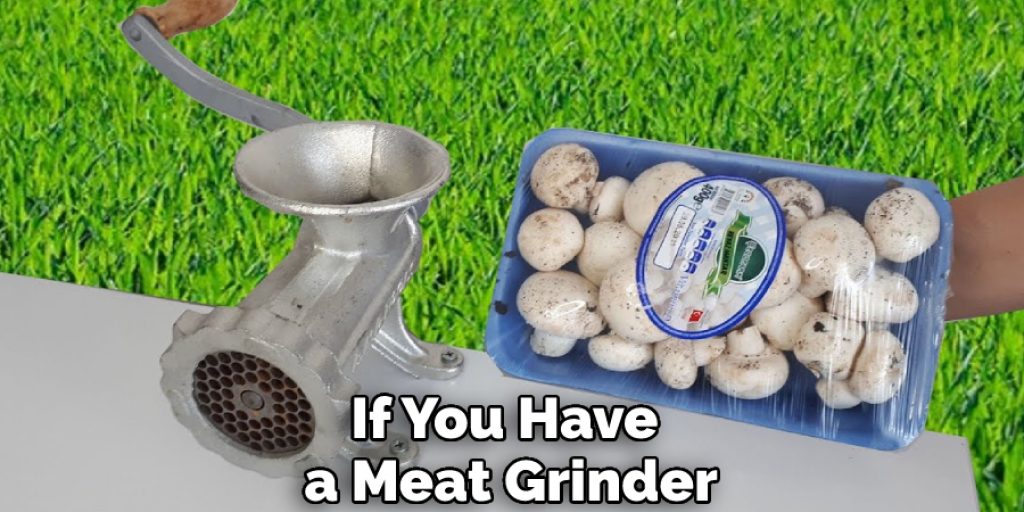 If You Have a Meat Grinder