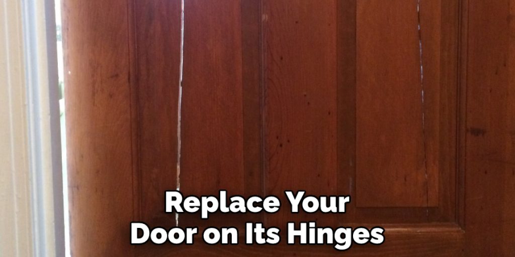 Replace Your Door on Its Hinges