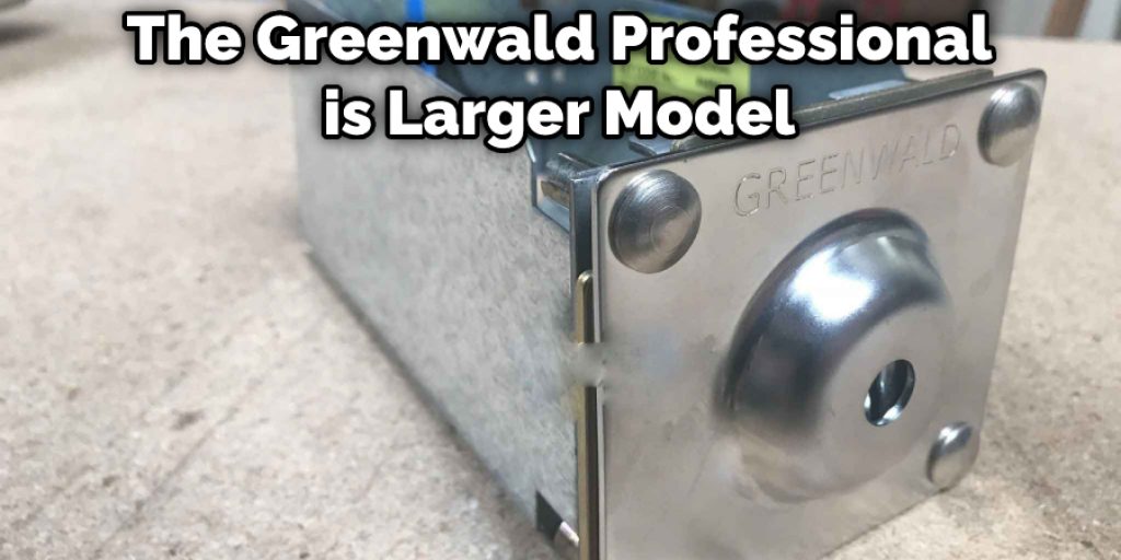 The Greenwald Professional is Larger Model