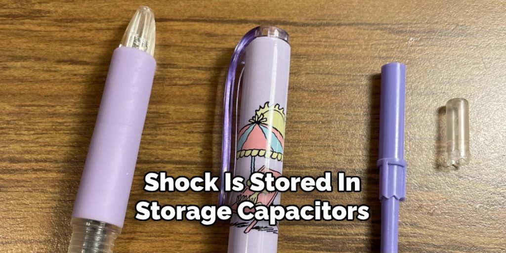 Shock Is Stored In
Storage Capacitors