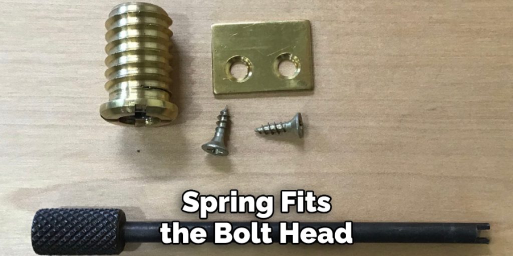 Spring Fits the Bolt Head