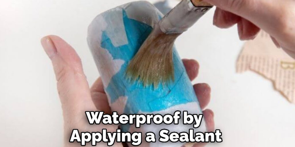 Waterproof by Applying a Sealant