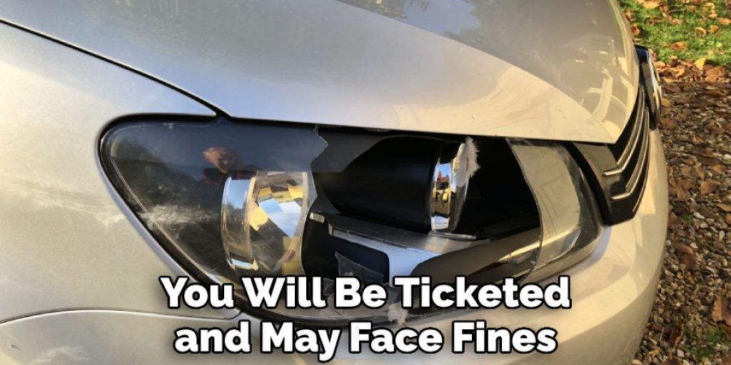 You Will Be Ticketed and May Face Fines