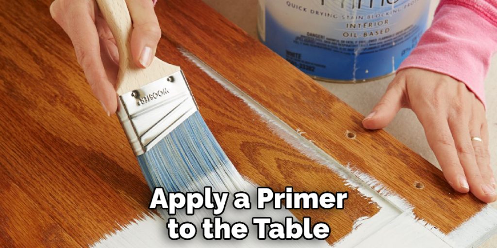 Apply a Primer to the Table