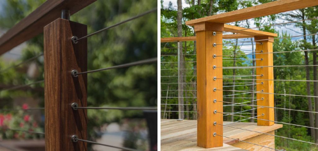 How to Install Cable Railing With Wood Posts