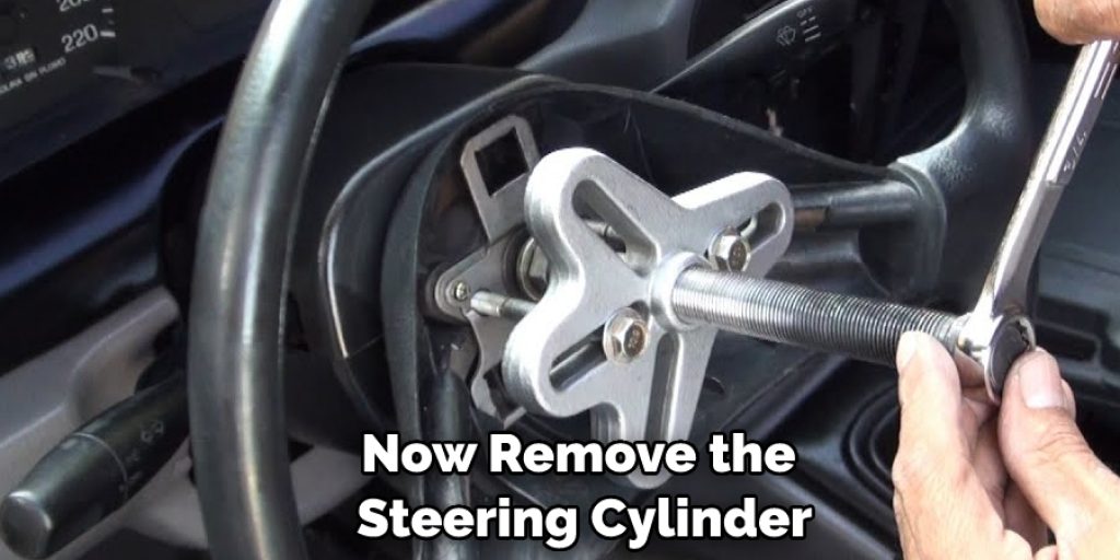 Now Remove the  Steering Cylinder