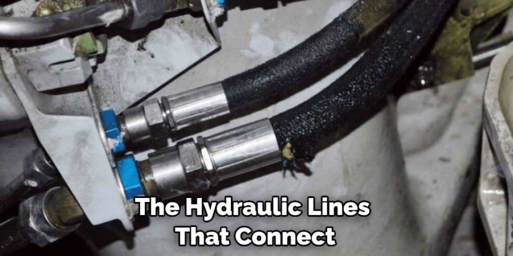 The Hydraulic Lines  That Connect