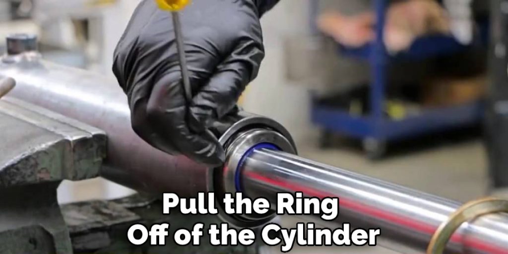 Pull the Ring Off of the Cylinder