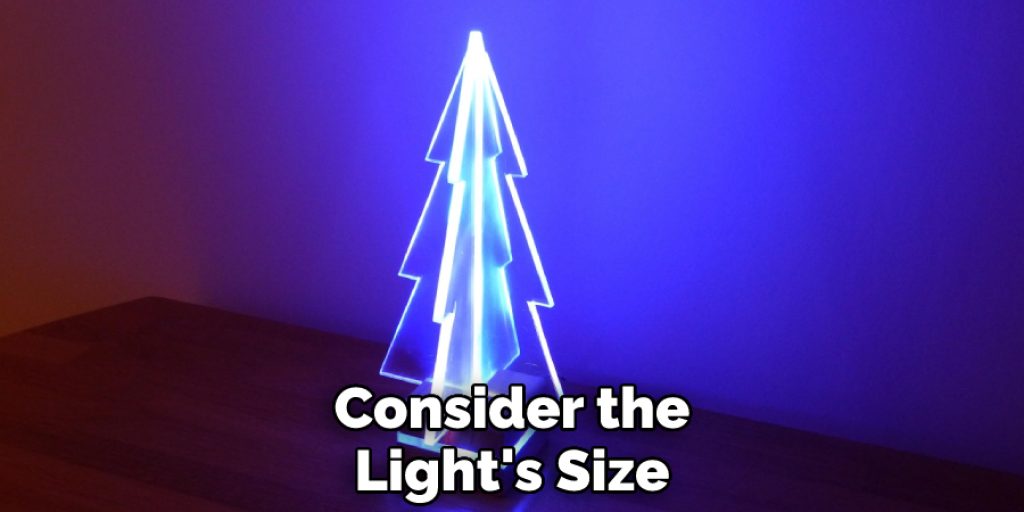 Consider the Light's Size