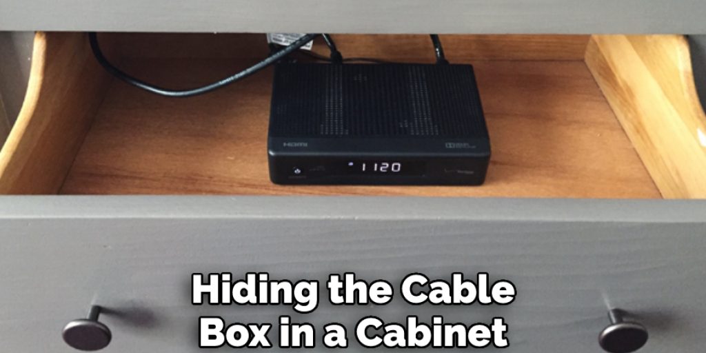 Hiding the Cable  Box in a Cabinet